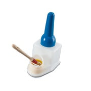 Plastic glue pots, 2 sizes