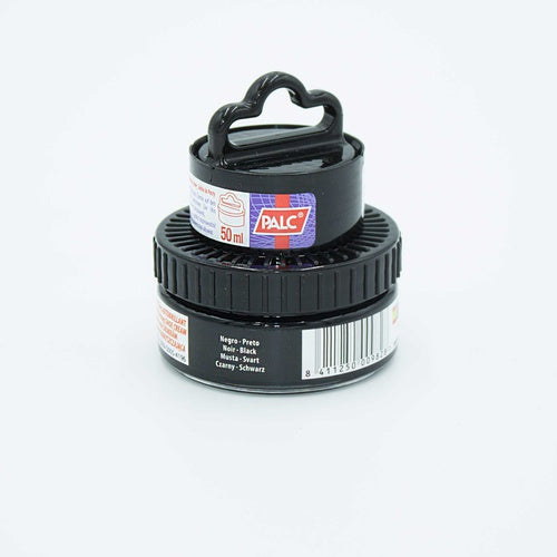 Palc self shine shoe cream with applicator top, made in Spain