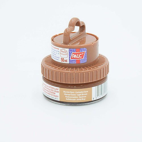 Palc self shine shoe cream with applicator top, made in Spain