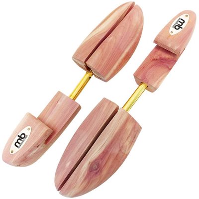 CEDAR SHOE TREES - SPLIT TOE WITH HOOK HEEL MEN'S- ASSORTED SIZES