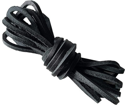 Leather shoe laces, 1/8 X 72" bulk