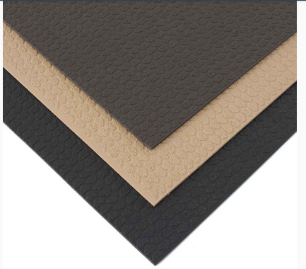 Penta soling sheet, 19 x 22, 3mm, 4mm, 6mm, black, brown, oak