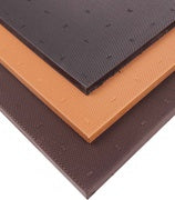 Casterfil Sole Guard sheet, 1.8mm, 43.3" X 15", brown, black, oak