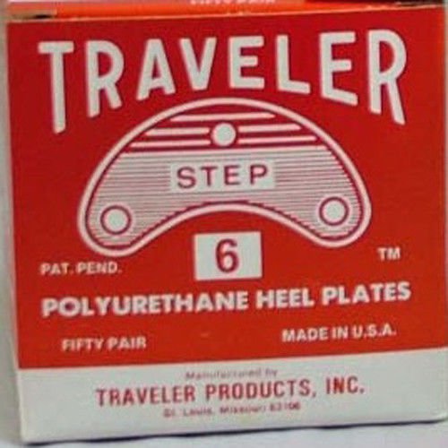 Traveler heel plates, black