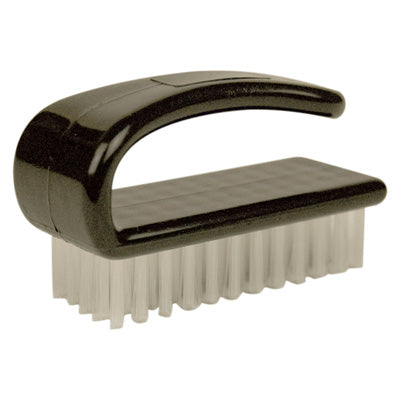 Ralyn curved handle nylon suede brush