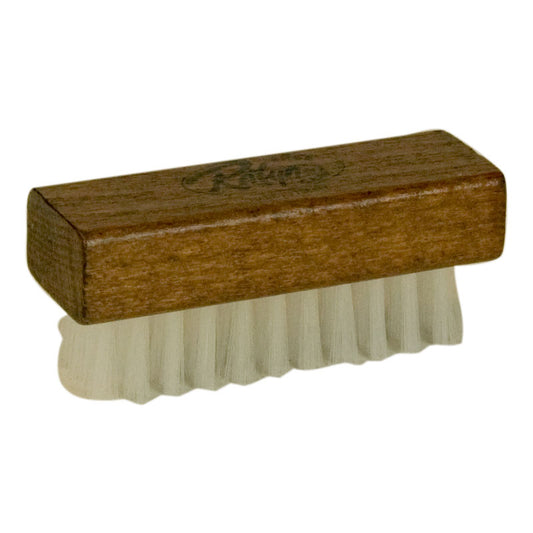 Ralyn wood handle nylon suede brush