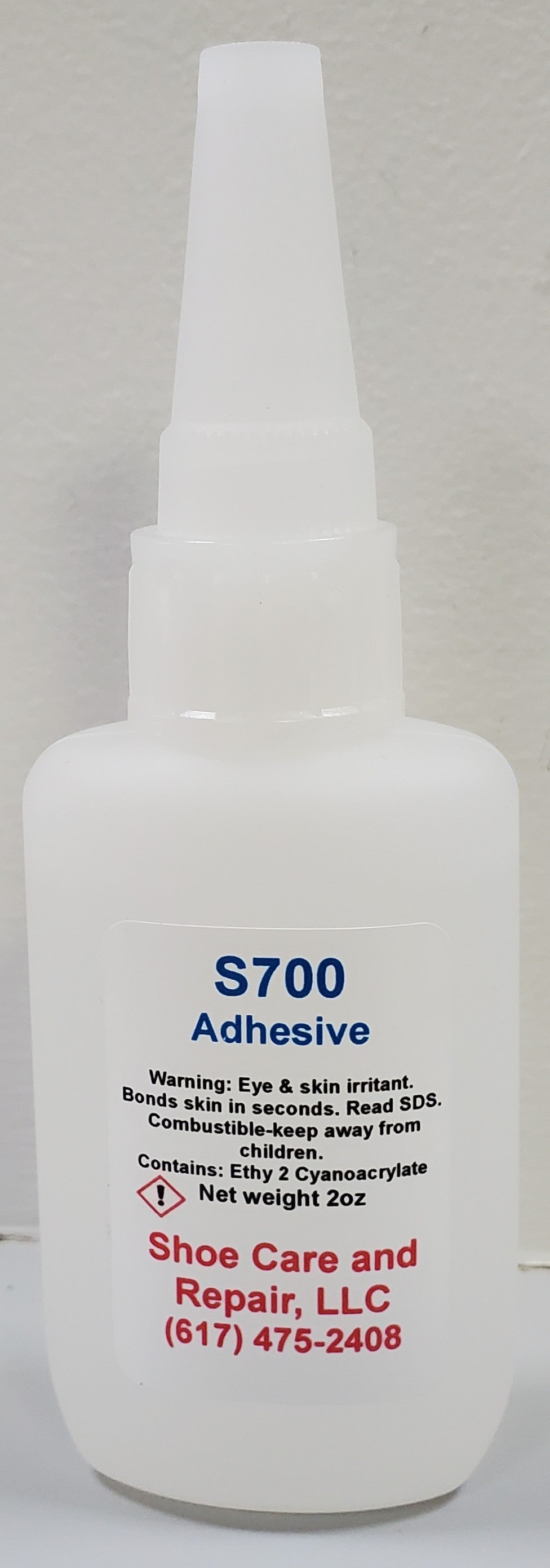 S-700 super glue, medium viscosity, 2 ounce, $5.95 each, (buy 10 @ $4.95 ea.)