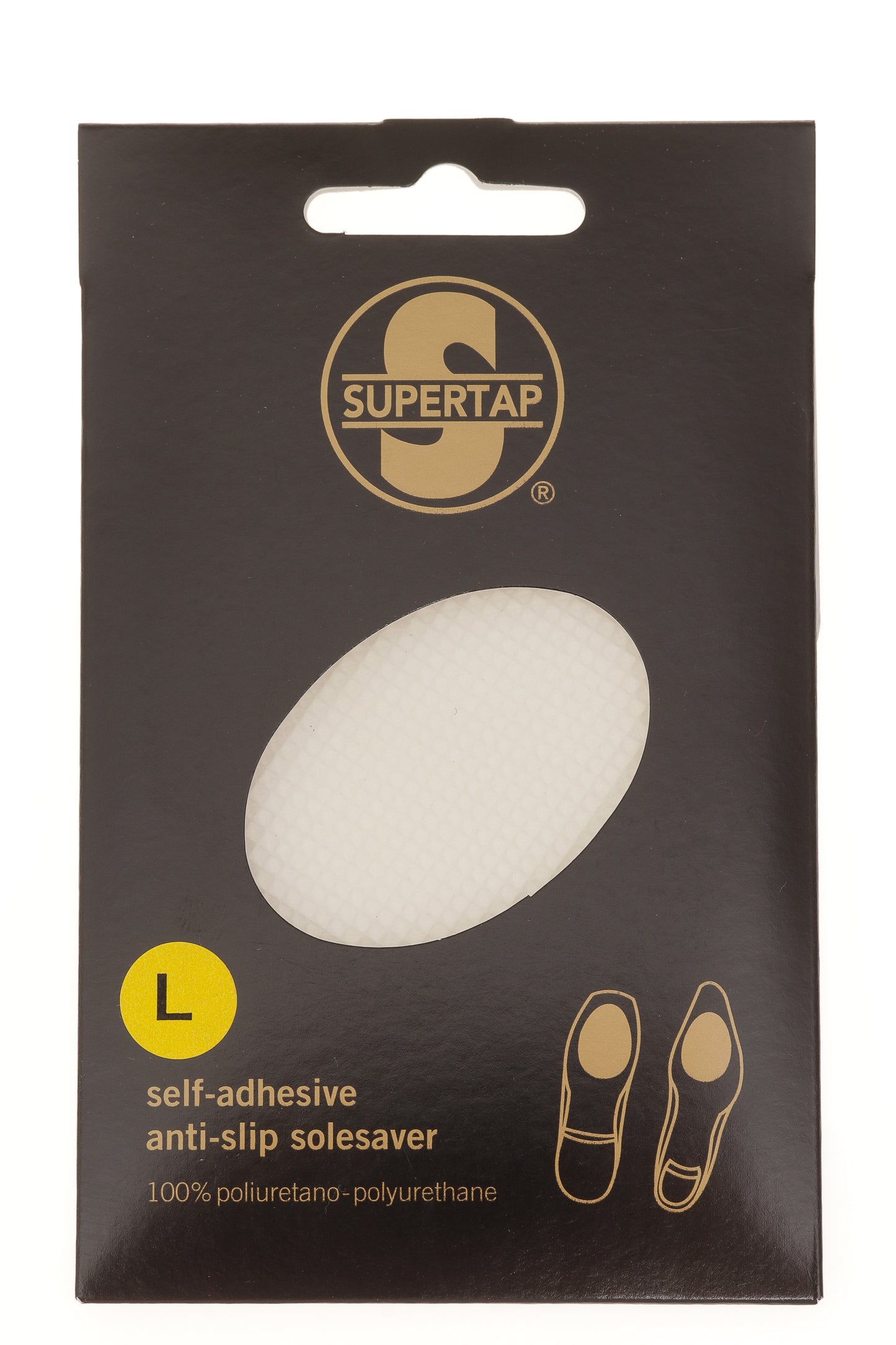 Super Tap sole savers, adhesive backing, new design package